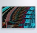 Ver imagem 1 de Quadro Abstrato Curvas - 120x80 - Vidro Impresso