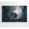 QUADRO ELEFANTE - 120x80 - Adesivo fotográfico - 1