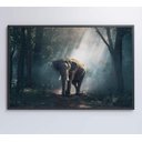 Ver imagem 7 de Quadro Elefante - 120x80 - Vidro Impresso