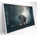 Ver imagem 2 de Quadro Elefante - 120x80 - Vidro Impresso