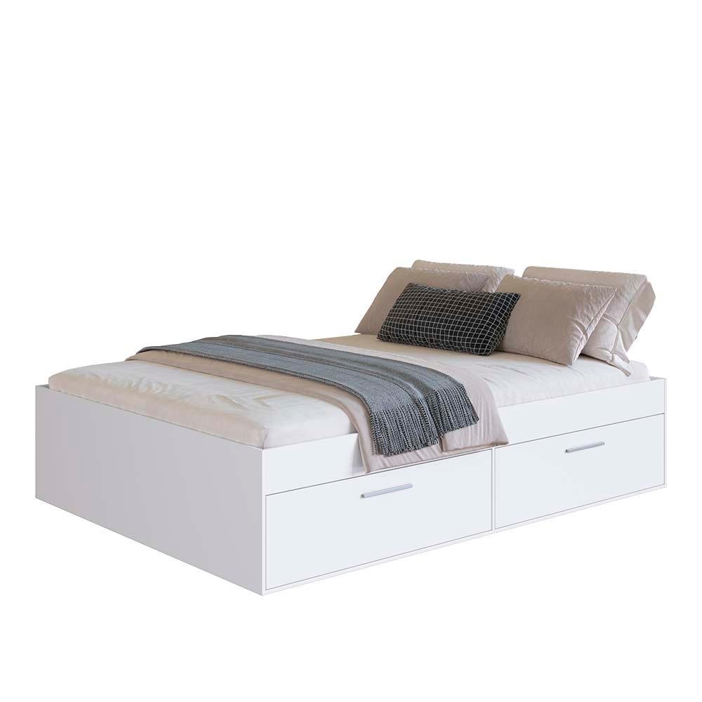 Cama Casal com 4 Portas Branco Tokkio Art In Móveis - 2