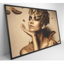 Ver imagem 4 de Quadro Mulher Coroa de Louros - 90x60 - Tecido Canvas