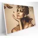 Ver imagem 2 de Quadro Mulher Coroa de Louros - 90x60 - Tecido Canvas