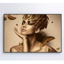 Ver mais imagens de Quadro Mulher Coroa de Louros - 90x60 - Tecido Canvas