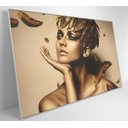 Ver imagem 3 de Quadro Mulher Coroa de Louros - 90x60 - Tecido Canvas