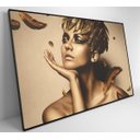 Ver imagem 5 de Quadro Mulher Coroa de Louros - 90x60 - Tecido Canvas