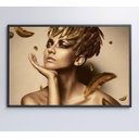 Ver imagem 7 de Quadro Mulher Coroa de Louros - 90x60 - Tecido Canvas