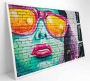 Ver imagem 3 de Quadro Grafite Óculos - 90x60 - Vidro Impresso