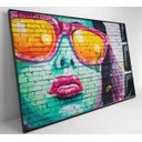 Ver mais imagens de Quadro Grafite Óculos - 90x60 - Vidro Impresso