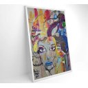 Ver mais imagens de Quadro Grafite de Mulher - 60x90 - Tecido Canvas