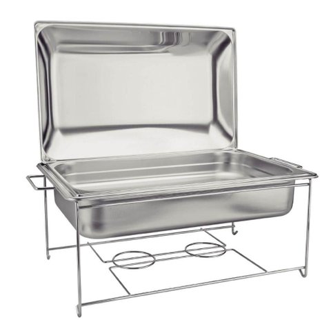 Rechaud Inox Tramontina Banho Maria 9,06l de Fogareiro Cuba 1/1 Buffet Evento