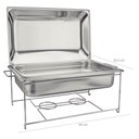 Ver imagem 3 de Rechaud Inox Tramontina Banho Maria 9,06l de Fogareiro Cuba 1/1 Buffet Evento