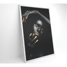 Quadro Mulher Negra Dourado - 60x90 - Tecido Canvas - 2