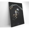 Quadro Mulher Negra Dourado - 60x90 - Tecido Canvas - 3