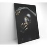 QUADRO MULHER NEGRA DOURADO - 60x90 - Adesivo fotográfico - 3