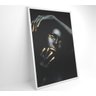 QUADRO MULHER NEGRA DOURADO - 60x90 - Adesivo fotográfico - 2