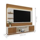 Ver imagem 3 de Home Theater Decorativo Guaíba 2.0 Off White Amendoa para TV Grande