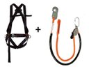 Ver imagem 1 de kit Cinto Paraquedista + Talabarte Corda 12mm DG6002DG9200