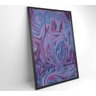 Quadro Abstrato Roxo - 60x90 - Adesivo Fotográfico - 5