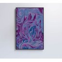 Ver imagem 7 de Quadro Abstrato Roxo - 80x120 - Tecido Canvas