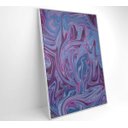 Ver imagem 3 de Quadro Abstrato Roxo - 80x120 - Tecido Canvas