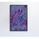 Ver mais imagens de Quadro Abstrato Roxo - 80x120 - Tecido Canvas