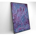 Ver imagem 6 de Quadro Abstrato Roxo - 80x120 - Tecido Canvas
