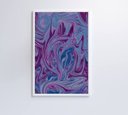 Ver imagem 4 de Quadro Abstrato Roxo - 80x120 - Adesivo Fotográfico