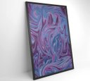 Ver imagem 5 de Quadro Abstrato Roxo - 80x120 - Vidro Impresso