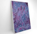 Ver imagem 3 de Quadro Abstrato Roxo - 80x120 - Vidro Impresso