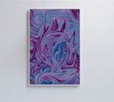 Ver imagem 1 de Quadro Abstrato Roxo - 80x120 - Vidro Impresso