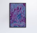 Ver mais imagens de Quadro Abstrato Roxo - 80x120 - Vidro Impresso