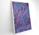 Ver imagem 2 de Quadro Abstrato Roxo - 80x120 - Vidro Impresso