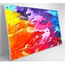 Ver imagem 3 de Quadro Cores Abstratas - 120x80 - Adesivo Fotográfico