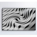 Ver mais imagens de Quadro Arquitetura Ondulações - 120x80 - Tecido Canvas