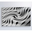 Ver imagem 1 de Quadro Arquitetura Ondulações - 120x80 - Tecido Canvas