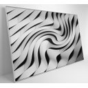 Ver imagem 5 de Quadro Arquitetura Ondulações - 120x80 - Tecido Canvas