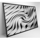 Ver imagem 4 de Quadro Arquitetura Ondulações - 120x80 - Tecido Canvas