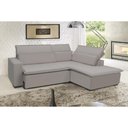 Ver imagem 1 de Sofá Istambul 2.60x2.10m Retrátil e Reclinável com Chaise - Avelã