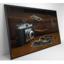 Ver imagem 5 de Quadro Maquina Fotográfica - 60x40 - Tecido Canvas