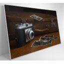 Ver imagem 3 de Quadro Maquina Fotográfica - 60x40 - Tecido Canvas