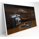 Ver imagem 2 de Quadro Maquina Fotográfica - 60x40 - Tecido Canvas