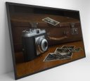 Ver imagem 5 de Quadro Maquina Fotográfica - 90x60 - Vidro Impresso