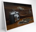 Ver imagem 2 de Quadro Maquina Fotográfica - 90x60 - Vidro Impresso