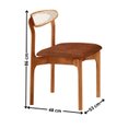 Ver imagem 4 de Conjunto de Mesa de Jantar Monaco Tampo Organico Laminado 180cm 6 Cadeiras Monaco Premium