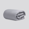 Capa de Edredom Avulsa Queen 400 Fios Microfibra - Duvet (cinza Claro) - 2