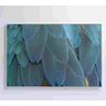 Quadro Penas Azuis - 60x40 - Adesivo Fotográfico - 4