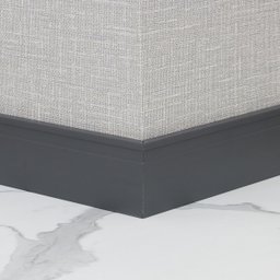 Rodape Cinza Escuro Pvc 240x7 Cm 10 Peças - 5