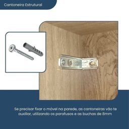 Cozinha Compacta 5 Peças 7 Portas 4 Gavetas Confort - 10