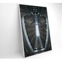 Ver imagem 4 de Quadro Arquitetura Oval - 60x90 - Tecido Canvas